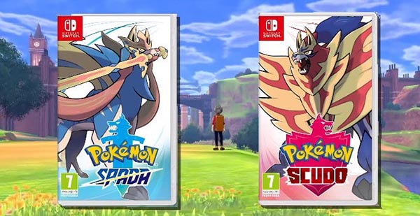 videogiochi Pokémon spada e scudo